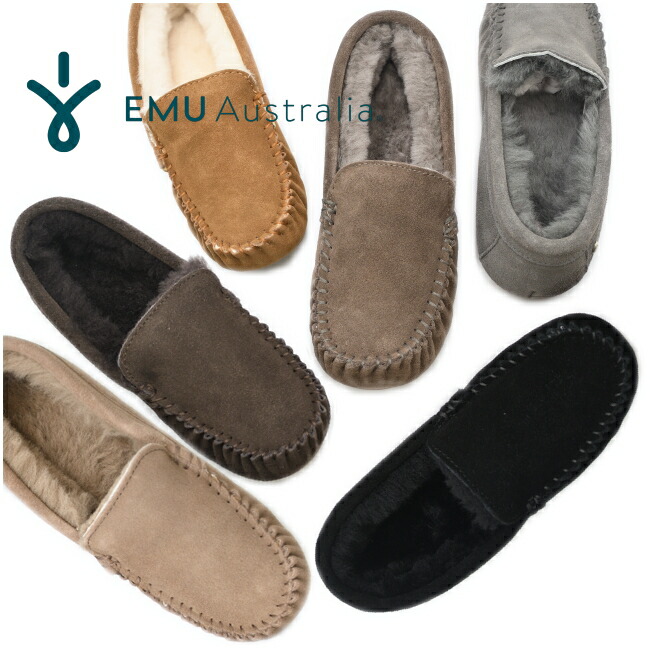楽天市場】EMU Australia エミュ エミュー モカシン シープ
