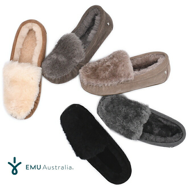 楽天市場】EMU Australia エミュ エミュー モカシン シープスキン