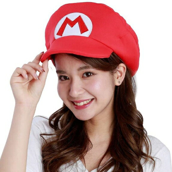 帽子 マリオ ぼうし 子供 キャップ まりお ギフト キッズ Cap ハロウィン スーパーマリオ 着ぐるみ 女の子 男の子 かっこいい 被り物