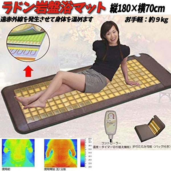 楽天市場】岩盤浴マット 「 ラドン 岩盤浴マット 」 3種類の機能性