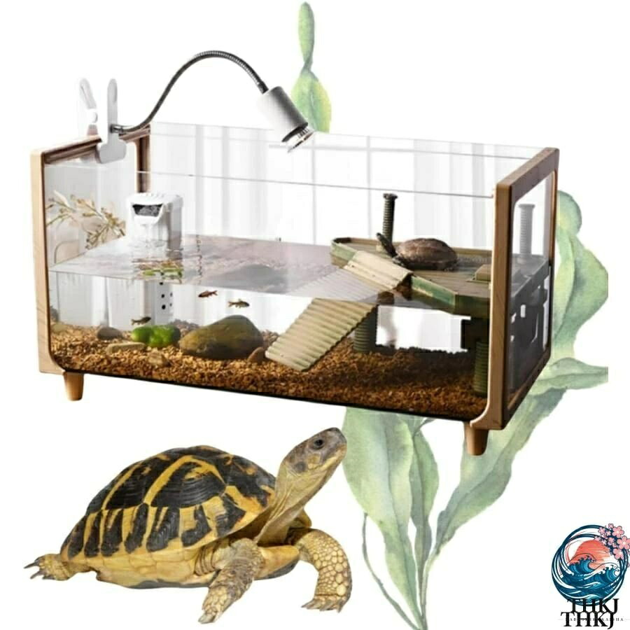 亀水槽大きい透明 リクガメケージ カメ飼育箱 高精細ガラス 爬虫類飼育ボックス｜cheriebijou 13,100円