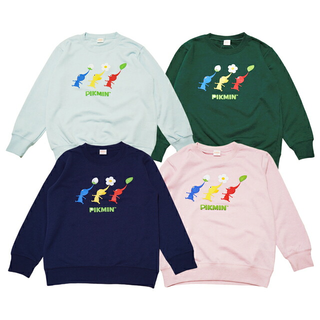 おまけ付き】ピクミン Pikmin 子供服 パーカー フード付き 長袖