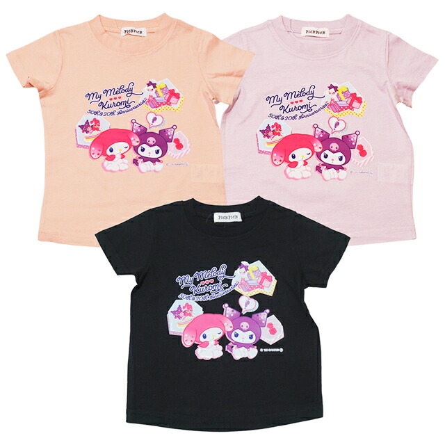 ポシェットTシャツ クロミ マイメロ サンリオ サンリオキャラクターズ×any FAM】ポシェットTシャツ / any FAM