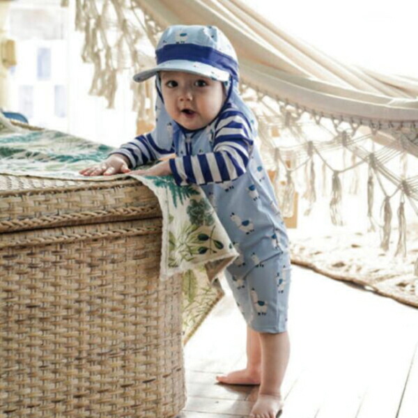 ボーイズスイムウェア ラッシュガード ベビー 男の子 つなぎ プール 水着 80 有名なブランド 90 110 アルパカ 1 100