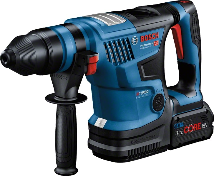 ＢＯＳＣＨ ボッシュコードレスハンマードリル（ＳＤＳプラスシャンク）ＧＢＨ１８Ｖ－３４ＣＦ製造会社標準尺度受け売り通貨価値（\\２６４，０００）税込み