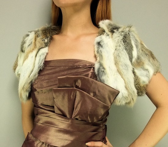 ラビットリアルファー ボレロ 楽天市場】ラビットファー ボレロの通販