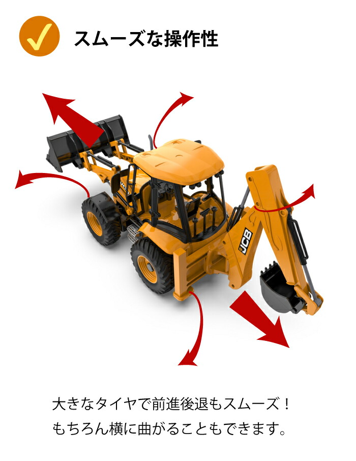 ラジコン Jcb バックホウローダー バックホーローダー ラジコンカー 車 働く車シリーズ Rc はたらくくるま 工事車両 重機 E5 003 かっこいい 掘り下げ機 バックホー バックホウ Butlerchimneys Com