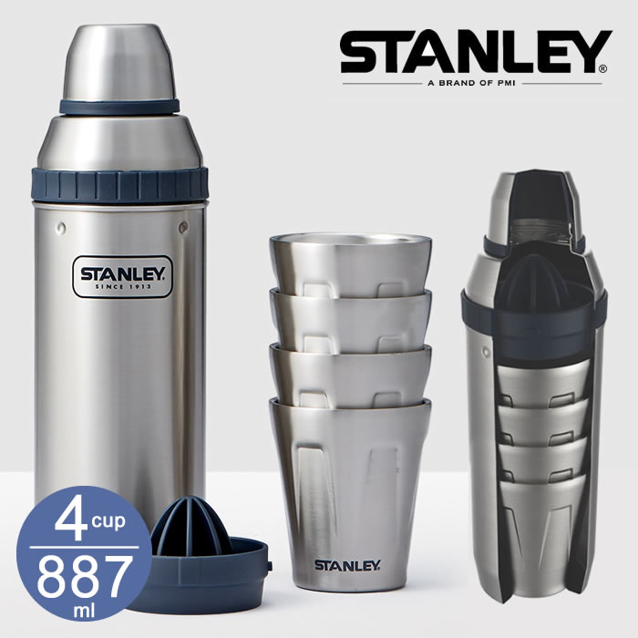 楽天市場 Stanley スタンレー 重ねて収納できるコップ付 絞り器 シェイカー ハッピーアワーシステム 0ml チェリーベル