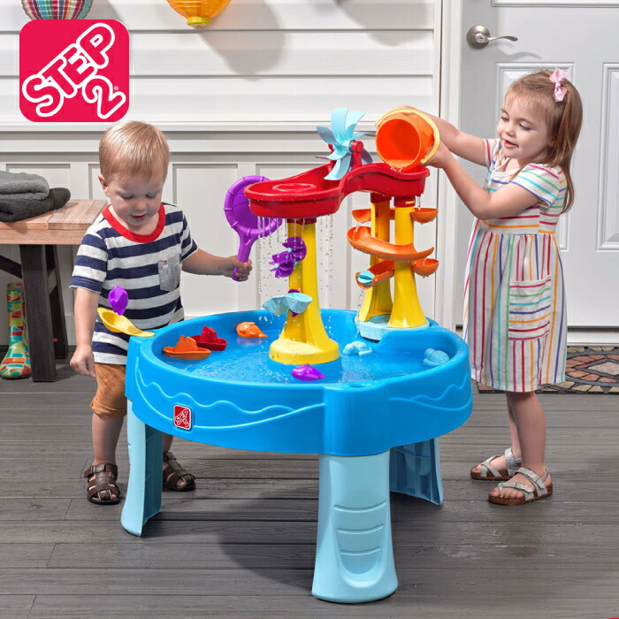 最安値公式サイト 子ども プール 水遊び 正規品 Step2 室内玩具 玩具 ベランダ おもちゃ その他 水遊び Step2 おうち遊びに アーチウエーフォールズウォーターテーブル チェリーベル プレイテーブル 子供 おうち遊び ウォーター ステップ2