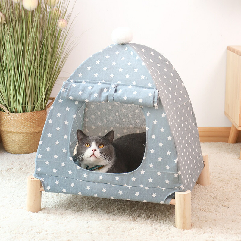 ペットテント ベッド 寝具 マット テント キャットハウス 室内 犬猫兼用 ドッグ カーテン 猫 ネコ 室内ハウス 洗える お部屋 可愛い 小型犬 春夏秋物 お祝い プレゼント おしゃれ 3way 洗濯OK