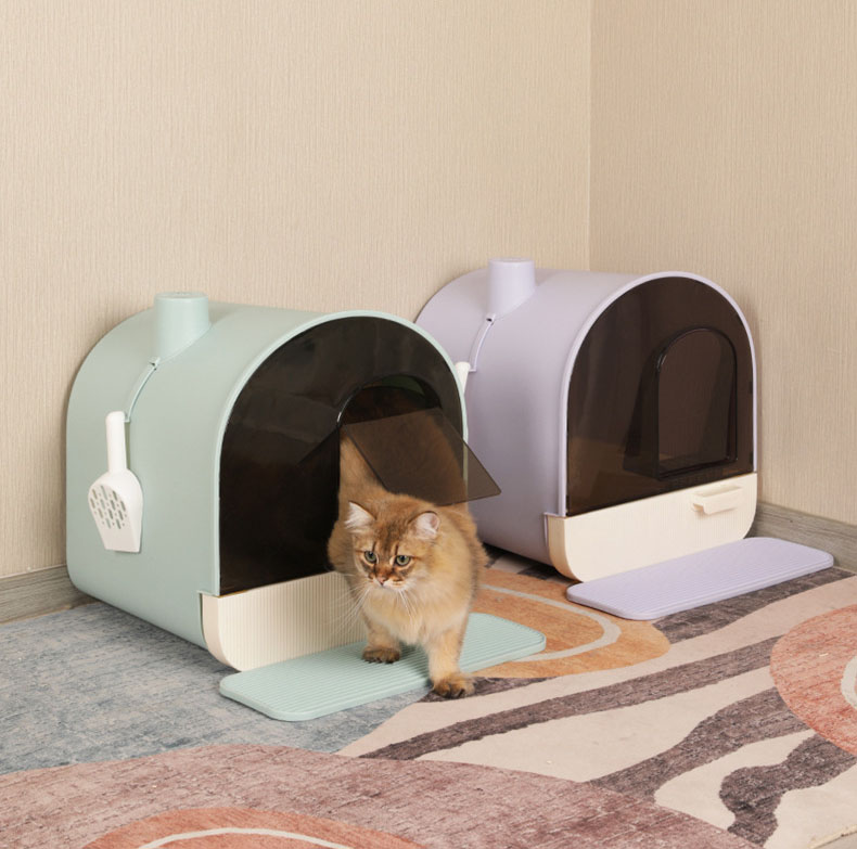百貨店SALE10%OFF 猫 室内用便器 キャットトイレ ホウスタイプ house 引っ敷き付き添い人 散らかりにくい猫室内用便器 本体 盛りだくさん取りまかなう 猫室内用便器 お洗い濯ぎ飾り気の無い 飛び散りにくい 大型猫 シャヴェル付き添い人 分かりやすい 愛玩動物室内用便器 今めかしい 猫装置 45*40*43珊 全3色  sivasi
