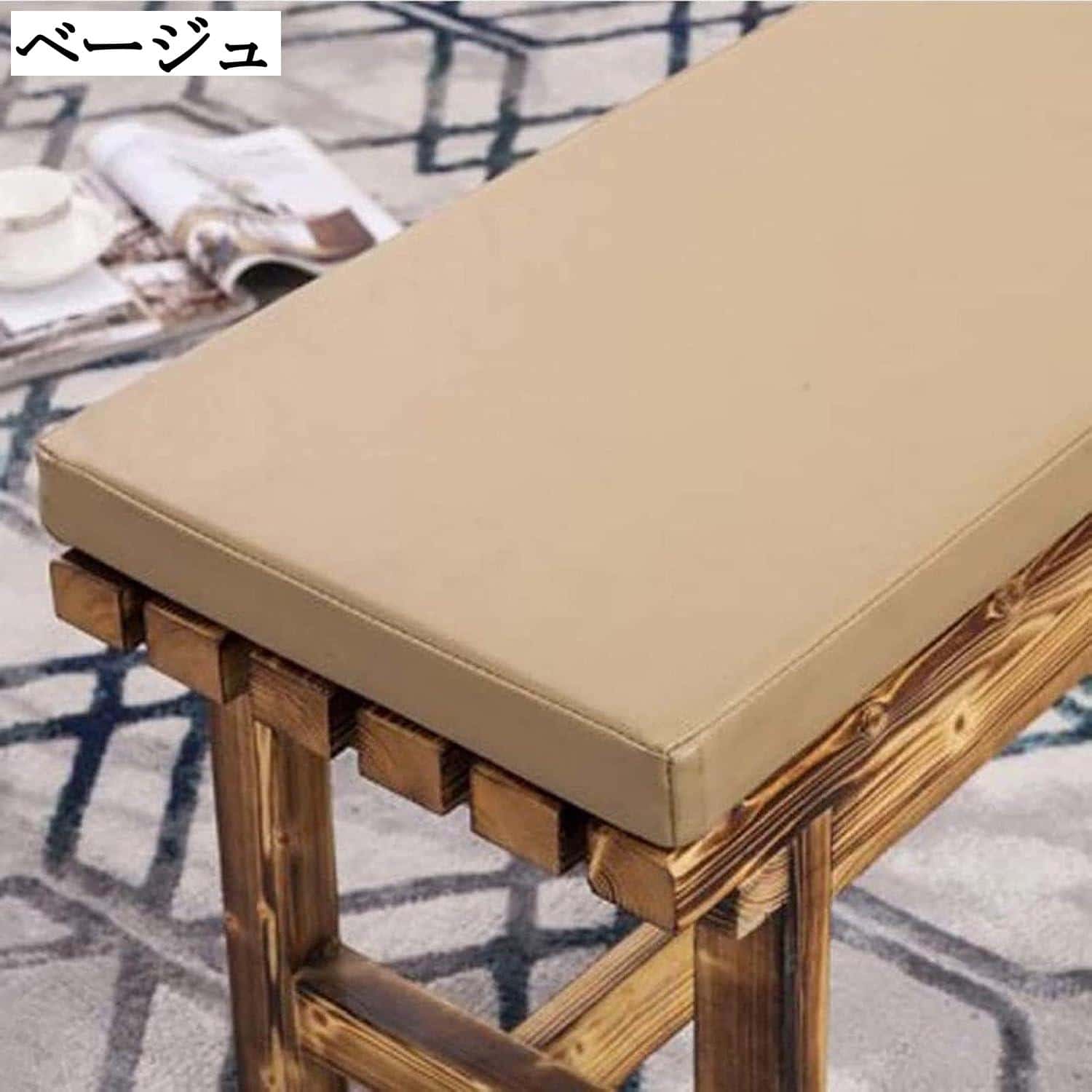百貨店SALE10%OFF アウトドアベンチクッション PU 2/3腰掛け 雨合羽 庭園/中庭/鞦韆用 長椅子座布団