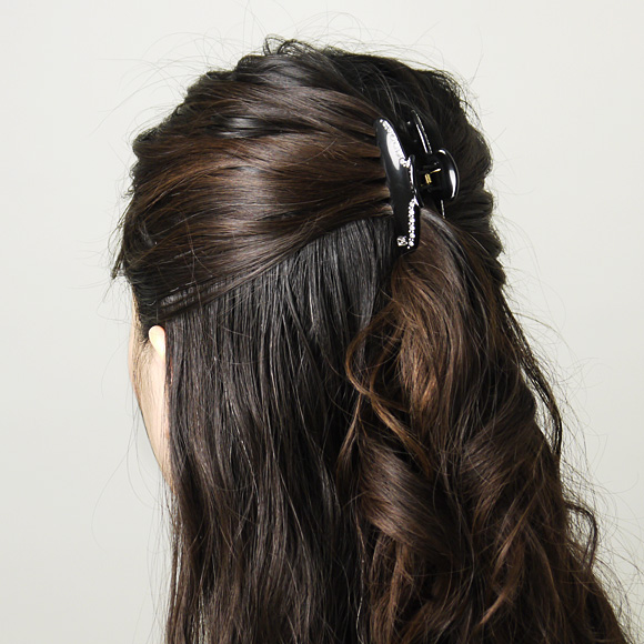 楽天市場 アレクサンドル ドゥ パリ Alexandre De Paris ヘアクリップ ブラック Saint Germain Hair Clip S Classique Accs 7704 04 N Noir 6cm 21ss Chelseagardensuk