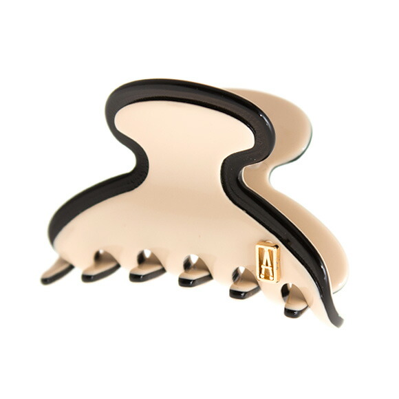 アレクサンドル ドゥ パリ Alexandre De Paris 毛髪ゼムクリップ ライタベージュ ネグロ St Honore Hair Clip Baby Basiques Lisere Accb 03 S Vendome 4cm 21ss Vned Org