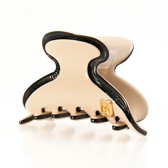 アレクサンドル ドゥ パリ Alexandre De Paris 毛髪ゼムクリップ ライタベージュ ネグロ St Honore Hair Clip Baby Basiques Lisere Accb 03 S Vendome 4cm 21ss Vned Org