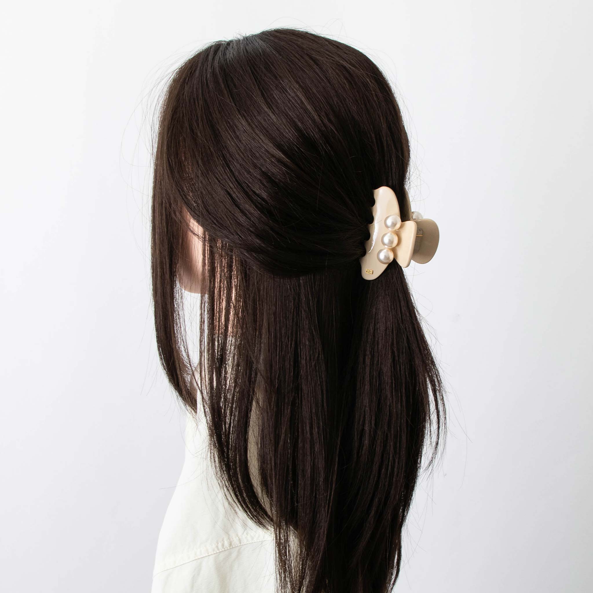アレクサンドル ドゥ パリ ALEXANDRE DE PARIS ヘアクリップ（スモールサイズ） LES PERLES HAIR CLIP S PERLEE レディース 7cm ACCS-17607-02