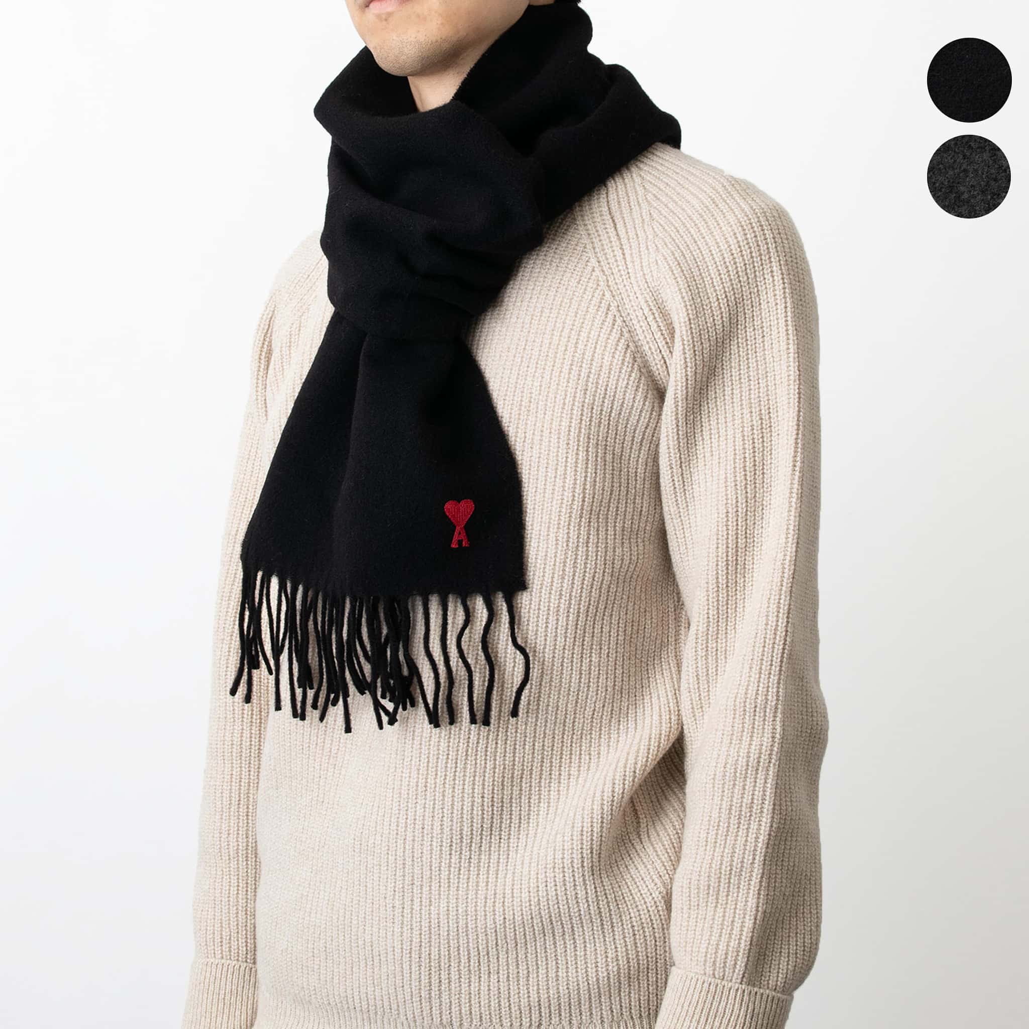 アミパリス　ami paris フリンジ　マフラー　スカーフ 楽天市場】アミ パリス マフラー フリンジ スカーフ クラシック