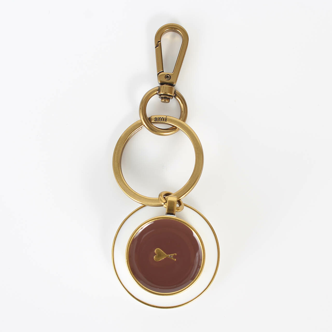 アミパリス AMI PARIS キーリング AMI DE COEUR COFFEE CUP KEYRING [ADC コーヒーカップ キーリング] レディース メンズ UKR346.HW0014【2026SS】｜ChelseaGardensUK