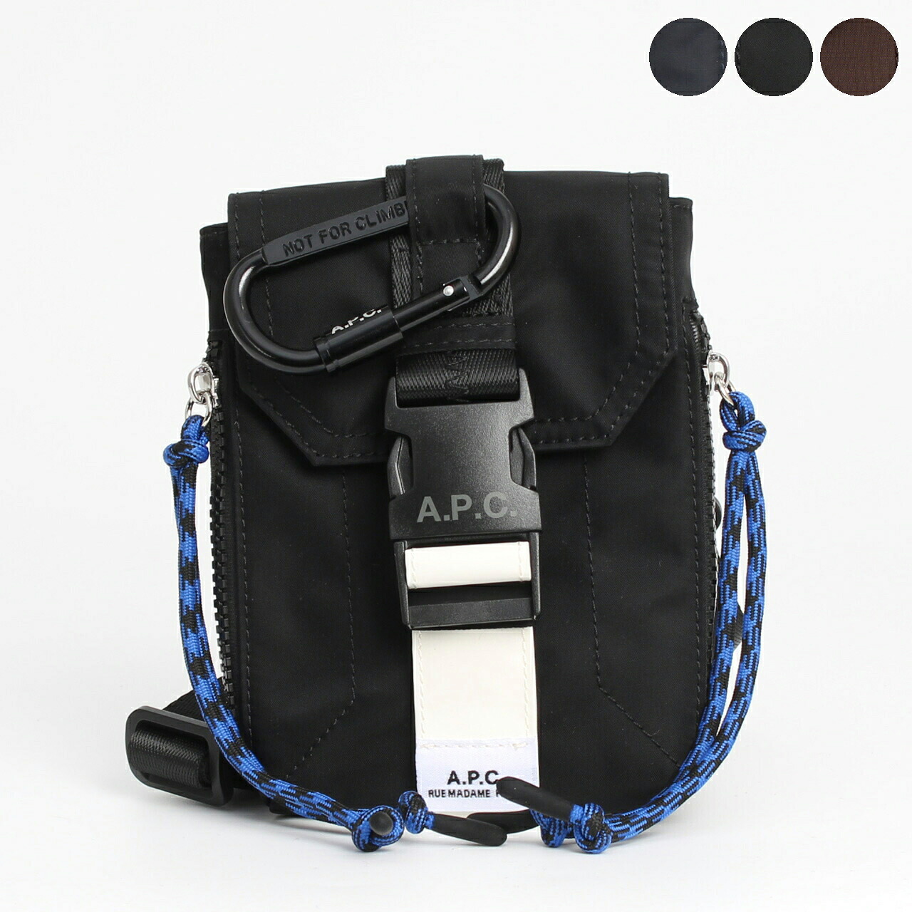 アーペーセー A.P.C. バッグ ショルダーバッグ TREK CROSSBODY POUCH [トレック クロスボディポーチ] メンズ PAAGS / PAAGR / PAAFH H61733【レイングッズ】【2026SS】
