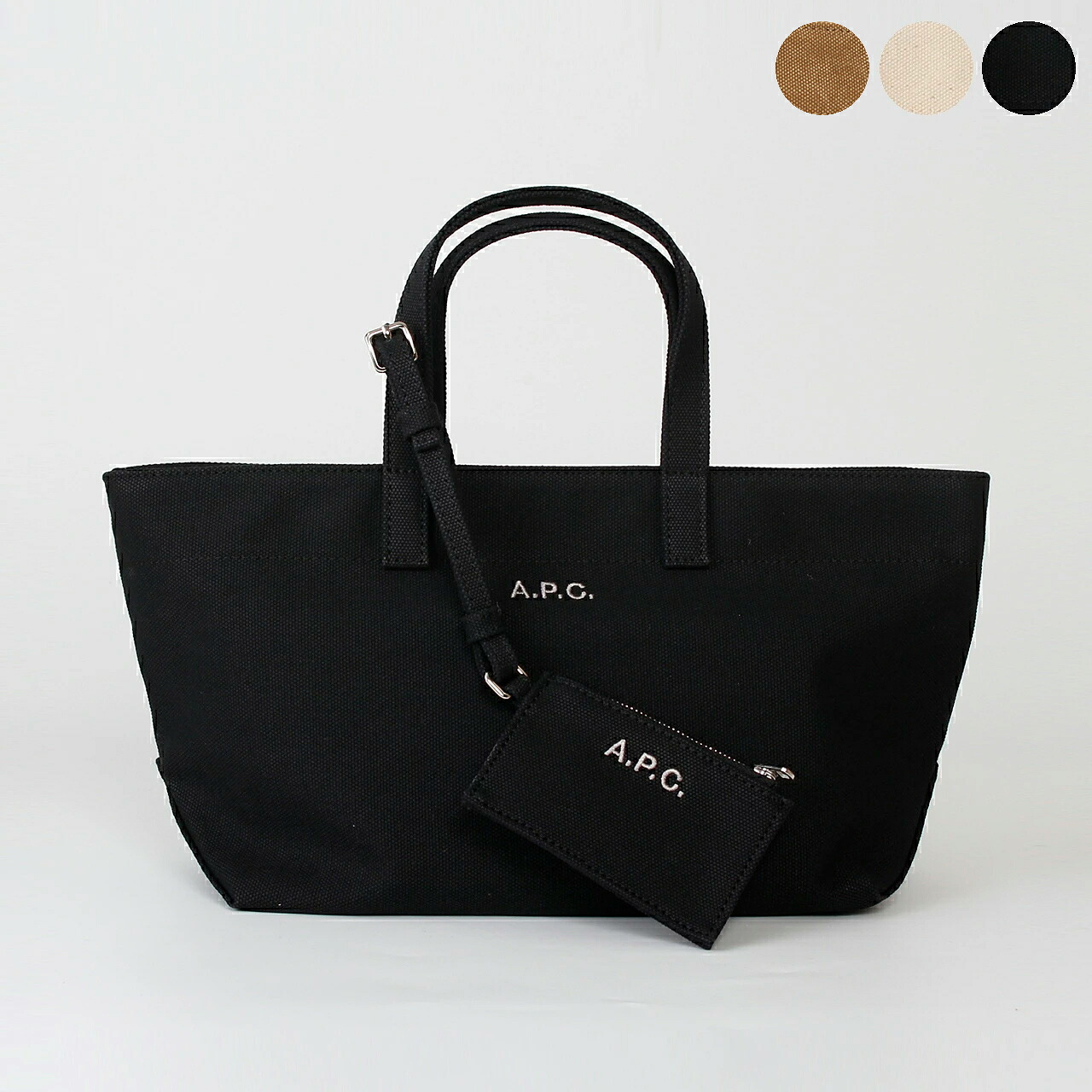 アーペーセー A.P.C. メンズ レディース トートバッグ ブラック A.P.C 