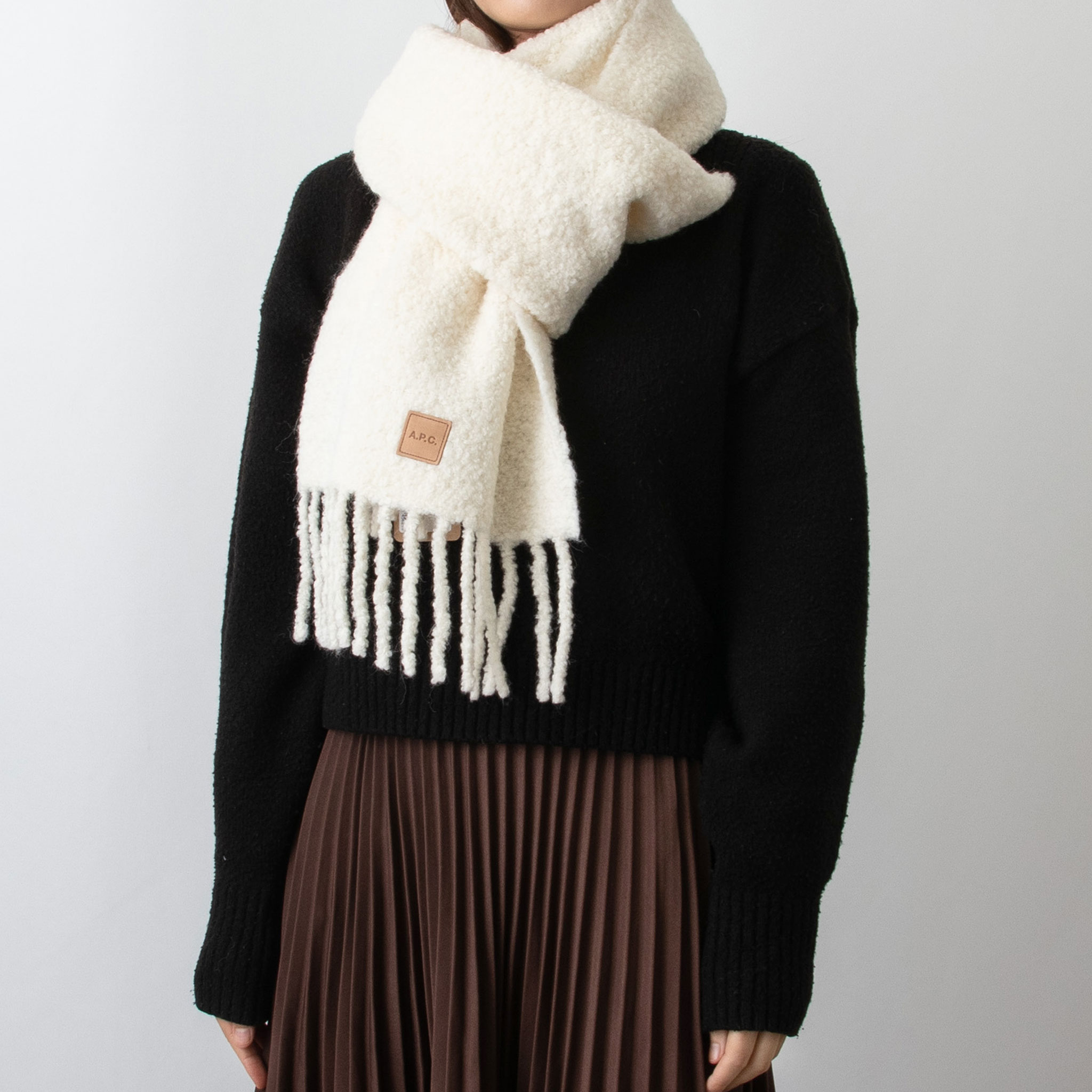 タグ付き新品　アーペーセー　apc マフラー　ストール　カシミア混 楽天市場】APC A.P.C. アーペーセー マフラー echarpe alix
