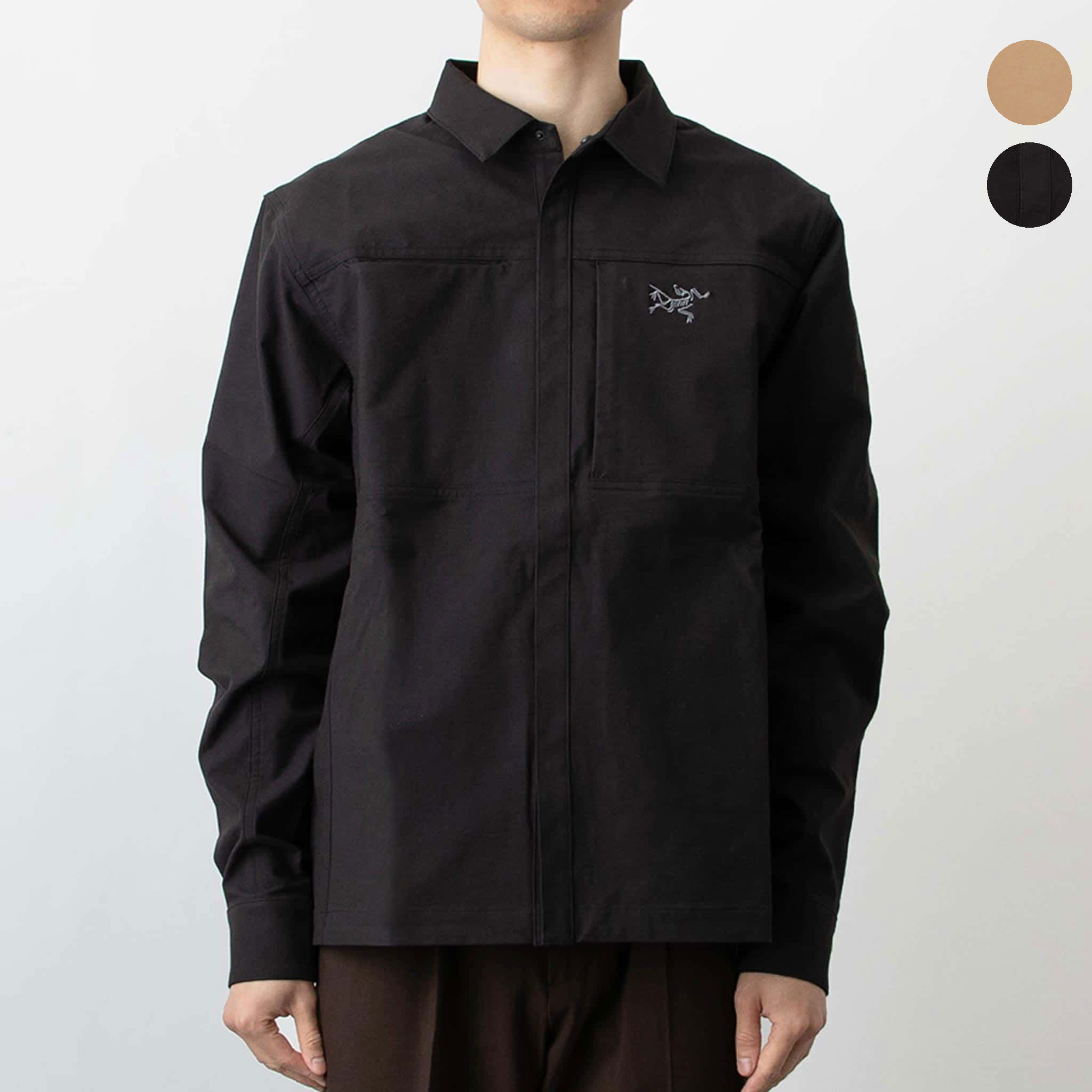 楽天市場】ARC'TERYX アークテリクス CRONIN COTTON OVERSHIRT M クロ