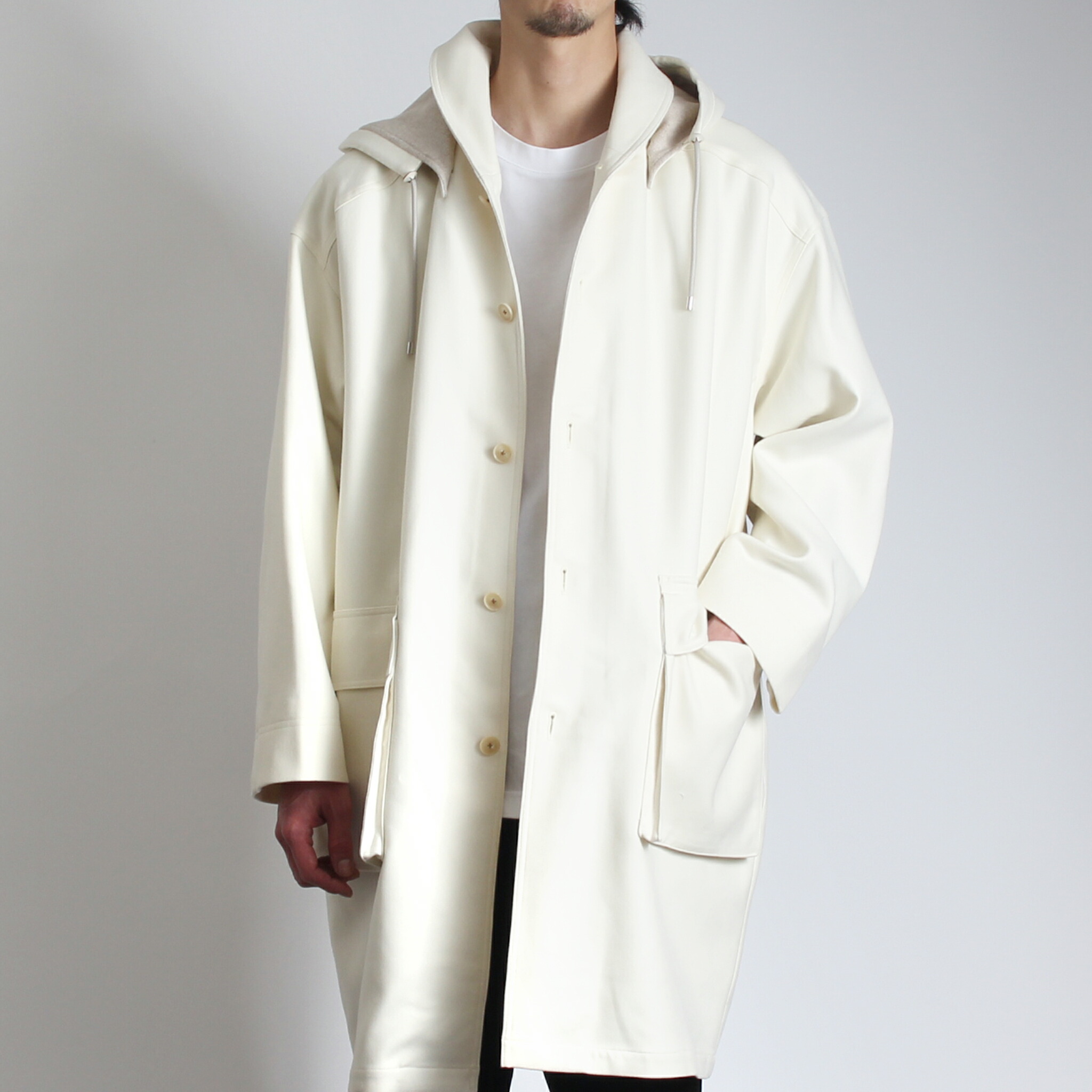 オーラリー　コート AURALEE[オーラリー] 23AW Light Melton Hooded Liner Coat