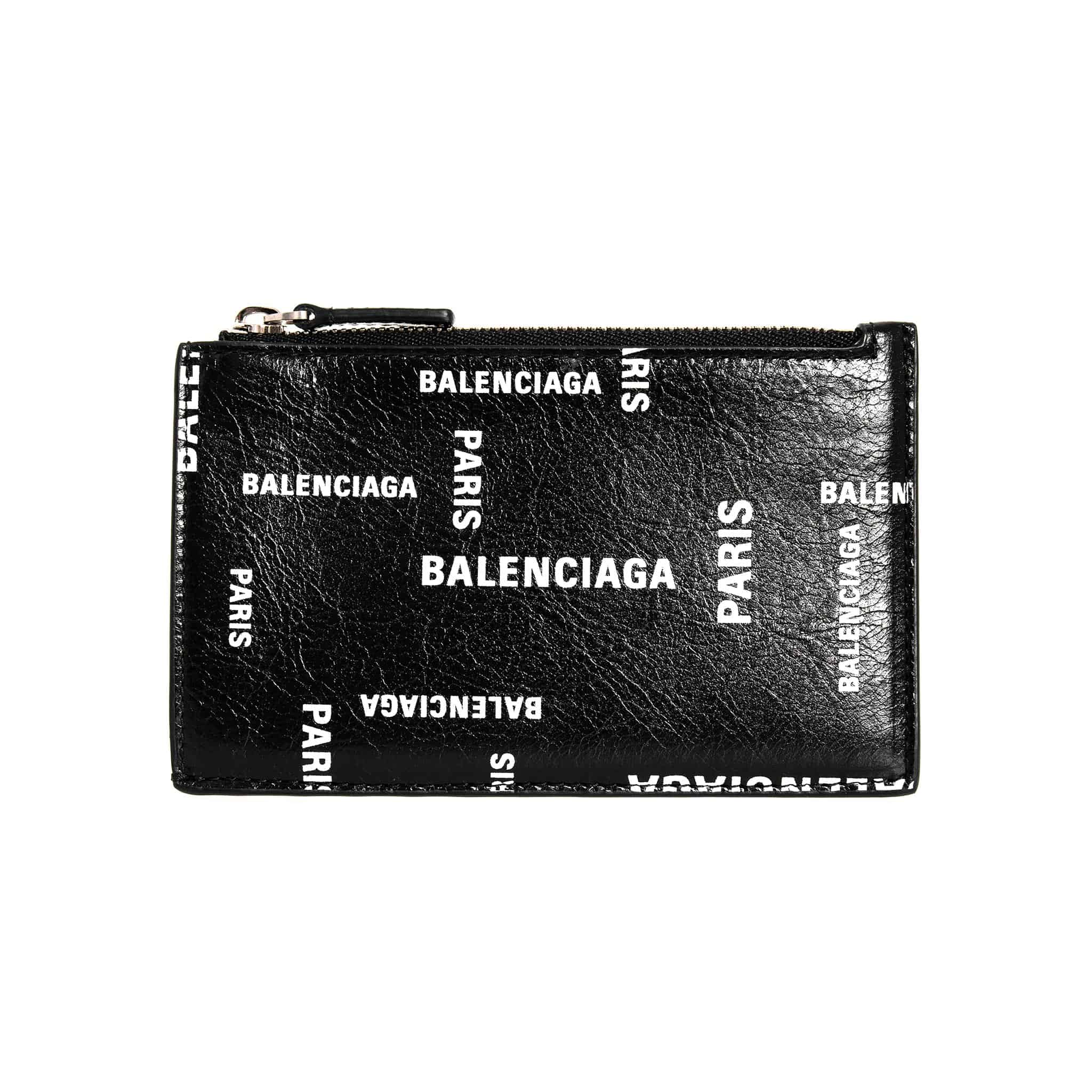 Balenciaga バレンシアガ カードケース ロゴ クロコダイル 限定！BALENCIAGA☆CASH CARD CASE ON KEYRING クロコ型押☆即納