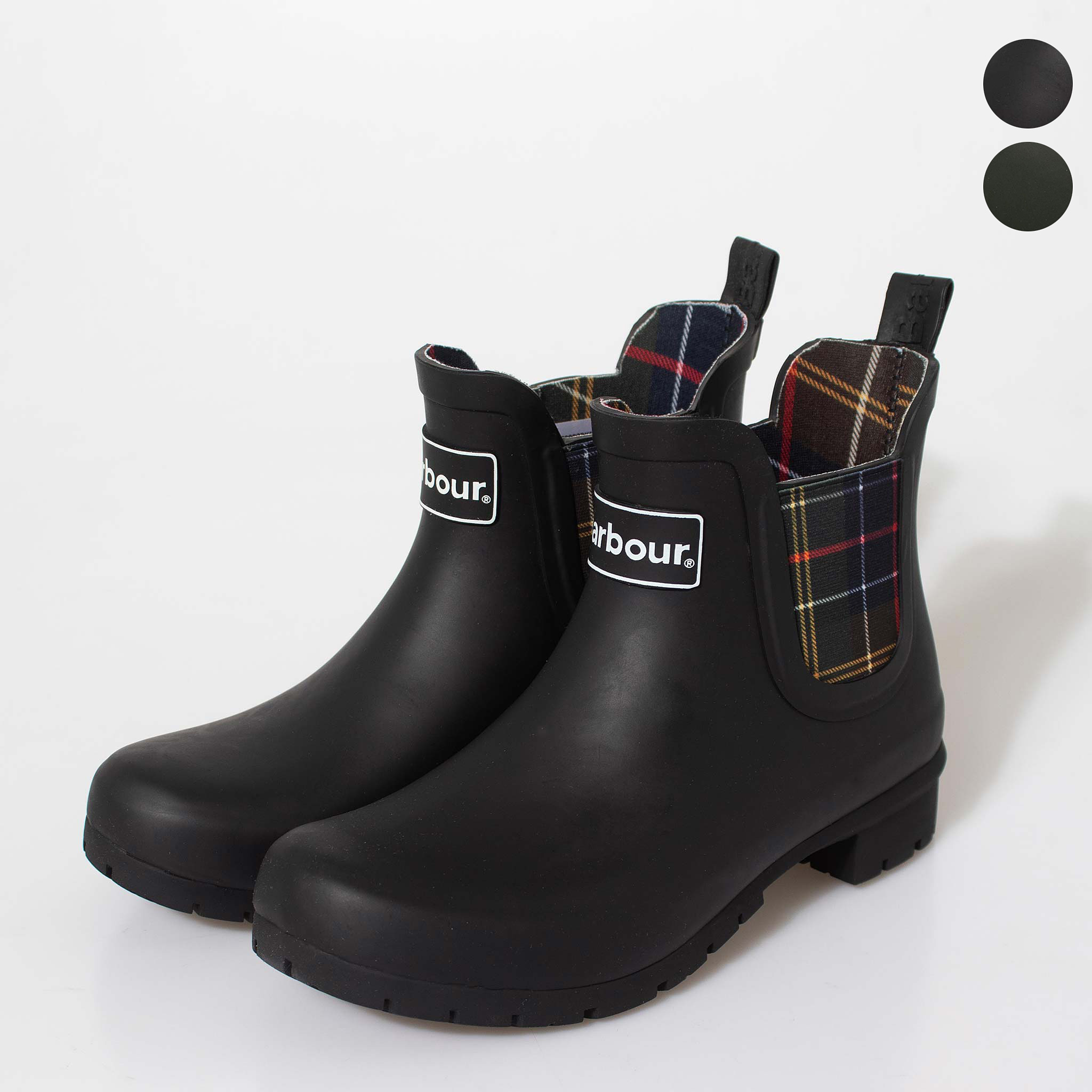バブアー BARBOUR レインブーツ ショート KINGHAM ANKLE WELLINGTON [サイドゴアレインブーツ] レディース LRF0088【レイングッズ】【英国】【2025SS-】画像