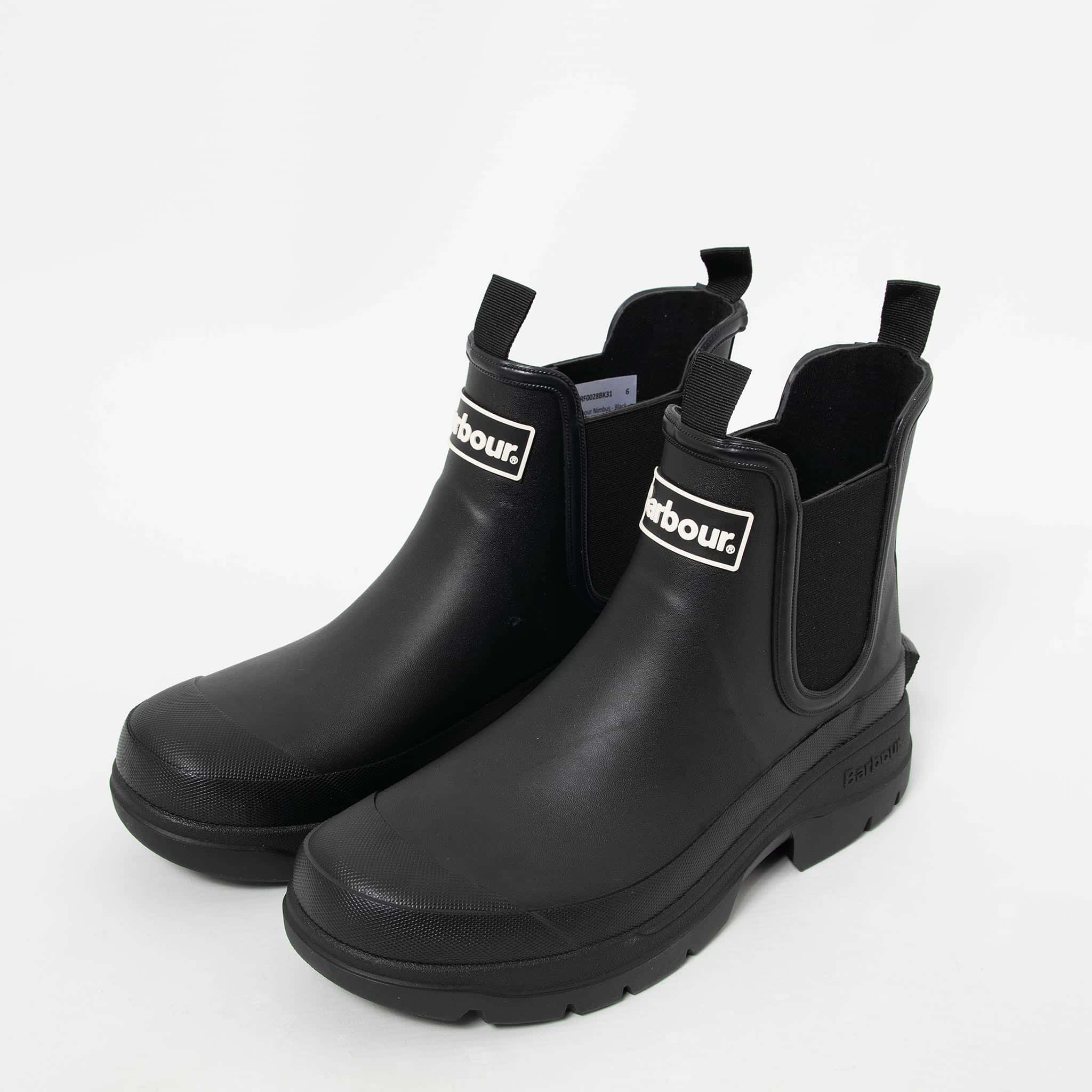 バブアー BARBOUR レインブーツ NIMBUS CHELSEA WELLY [サイドゴア ショート レインブーツ] メンズ MRF0028【レイングッズ】【英国ブランド】【2026SS-】