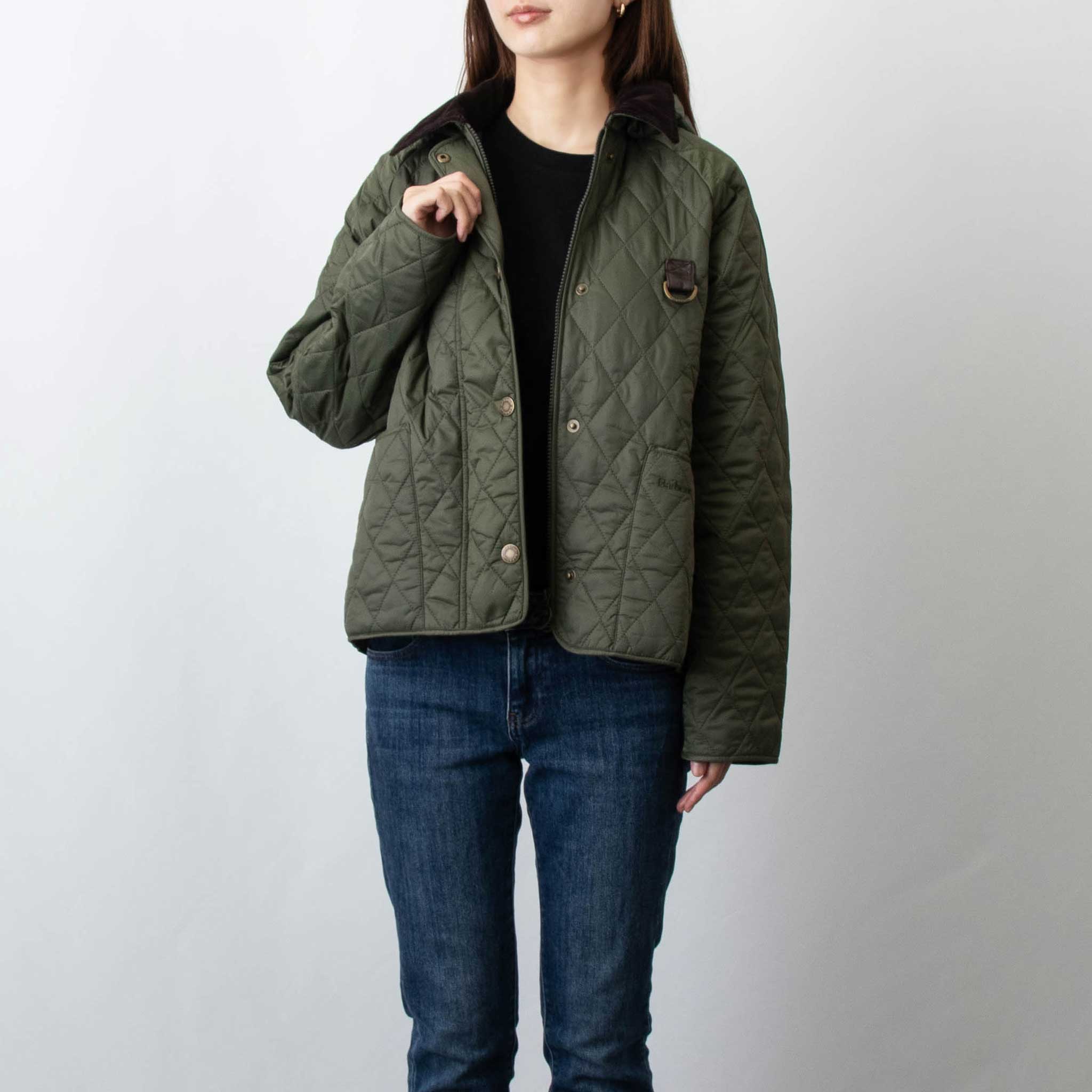 バブアー BARBOUR レディース キルティングジャケット オリーブグリーン TOBYMORY QUILTED JACKET LQU1374  OL53 OLIVE 公式ストア