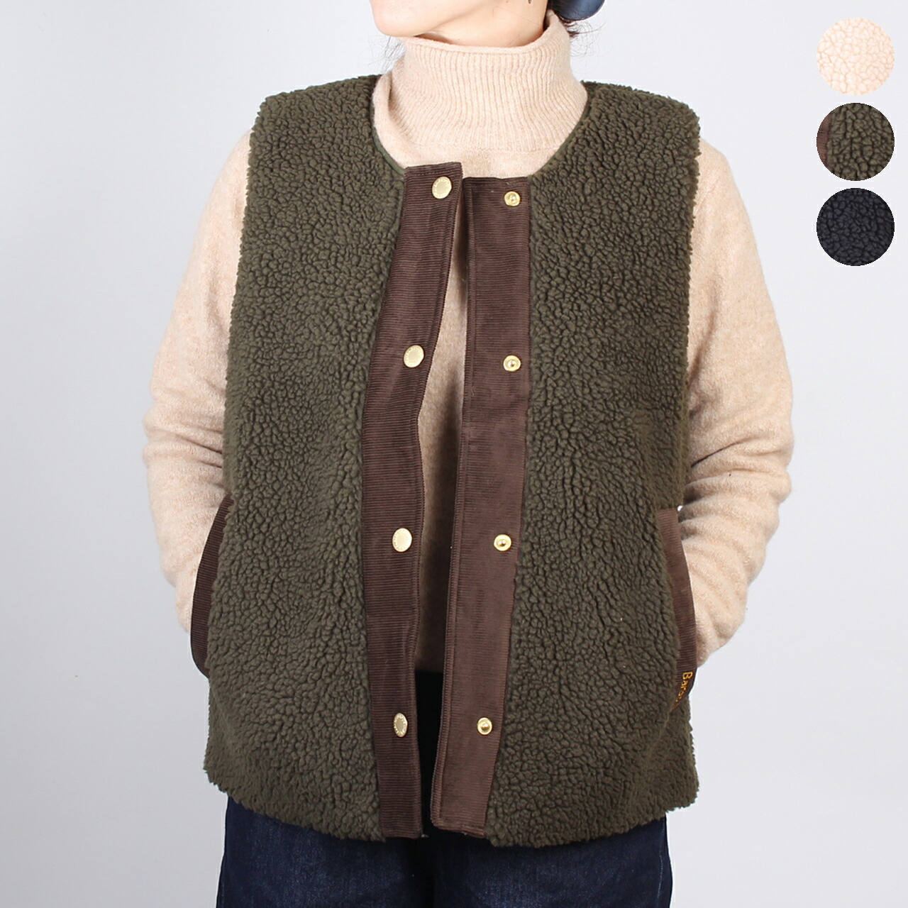 バブアー BARBOUR ベスト DULSIE TEDDY LINER [ボア ライナー ベスト] レディース LLI0016【英国ブランド】