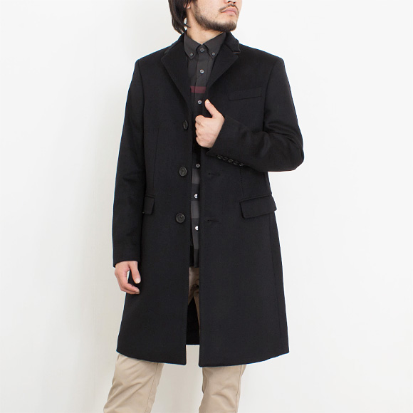 burberry coat black