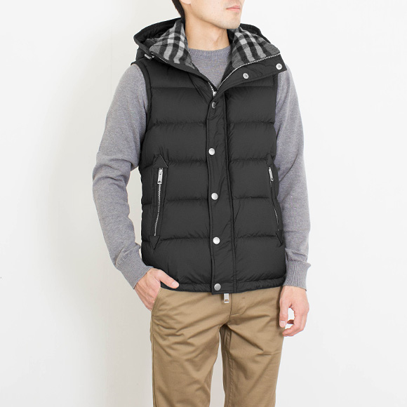 burberry down vest