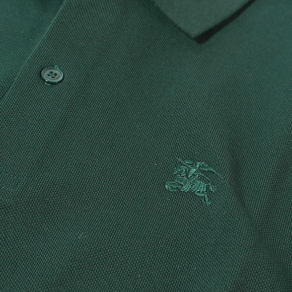 burberry polo shirt mens green