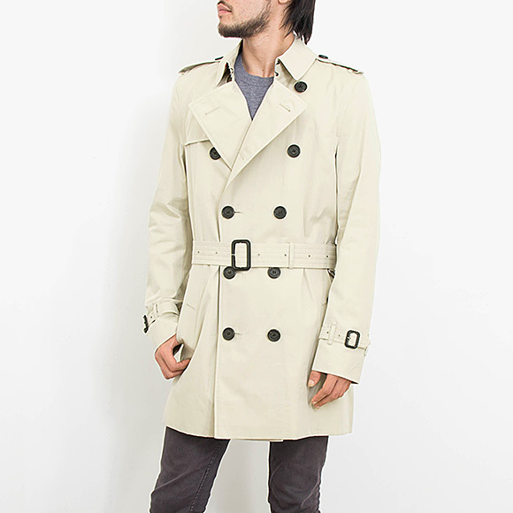 stone burberry trench