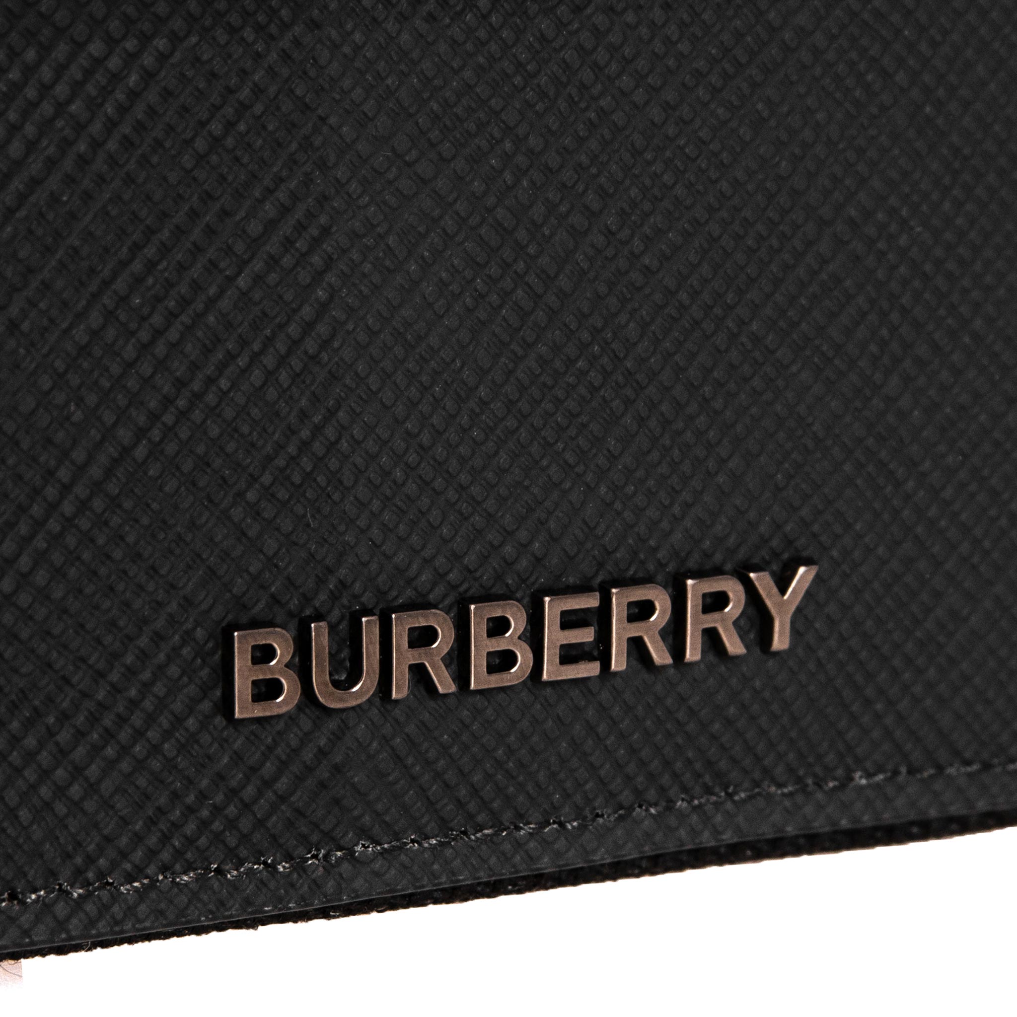 バーバリー BURBERRY 財布 チャコール [チャコールチェック＆レザー LG