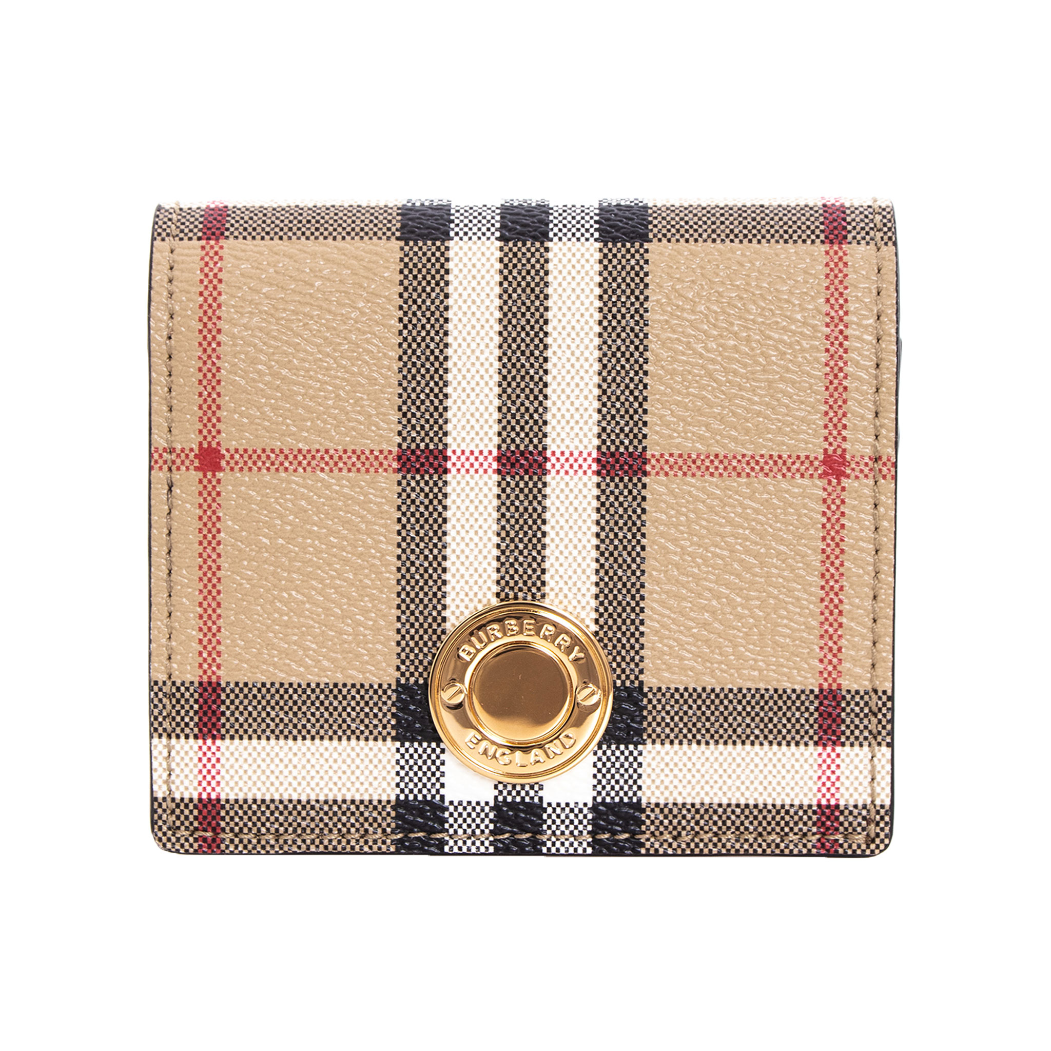 楽天市場】Burberry バーバリー Small Check Bi-Fold Wallet 二つ折り