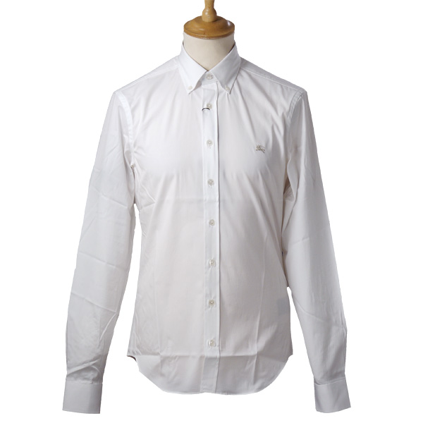 burberry button down white