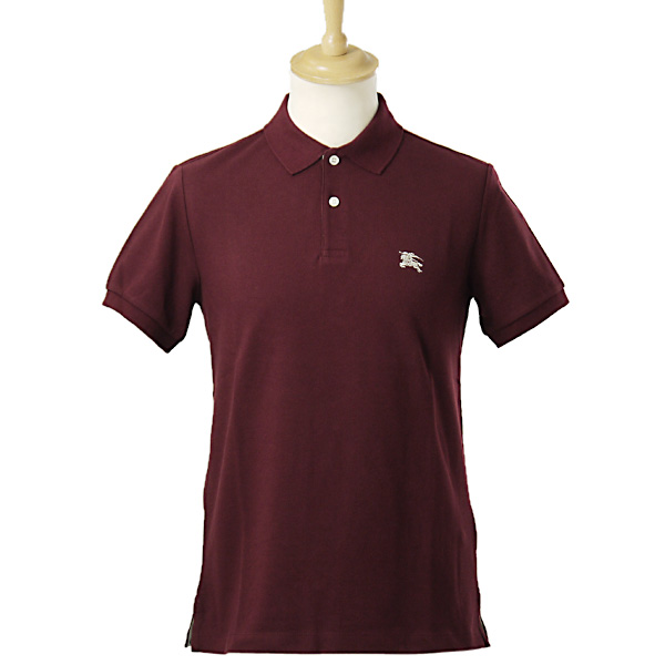 burberry burgundy polo