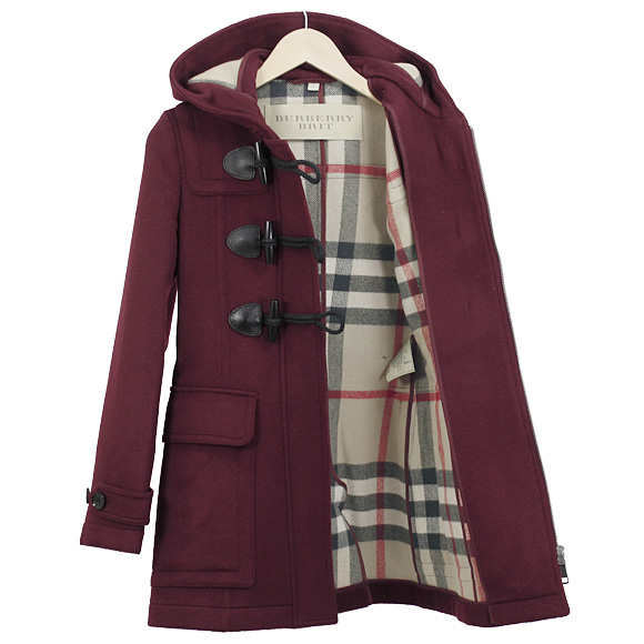 burberry coat womens bordeaux