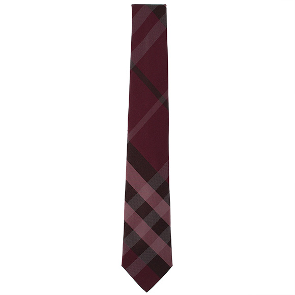 purple burberry tie