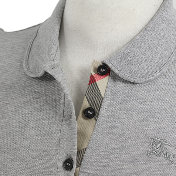 burberry polo womens grey