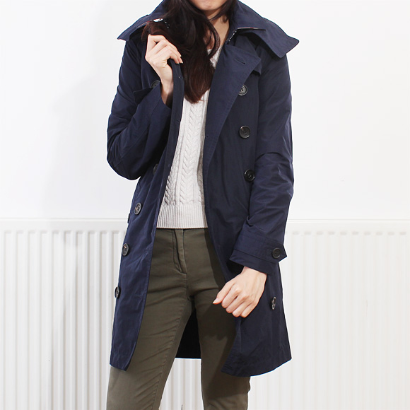 burberry trench navy