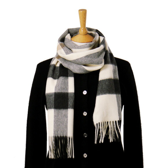 burberry cashmere scarf ivory