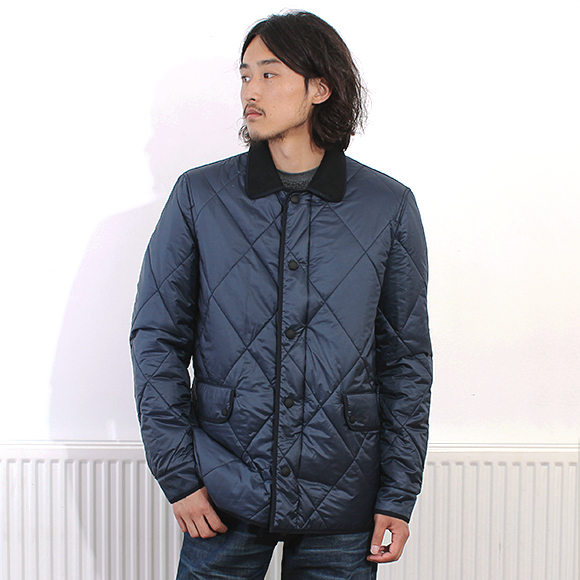 burberry navy quilted jacket