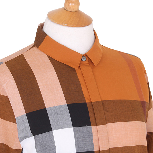 burberry orange shirt