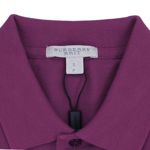 burberry polo mens purple