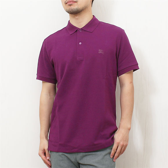 burberry polo shirt purple