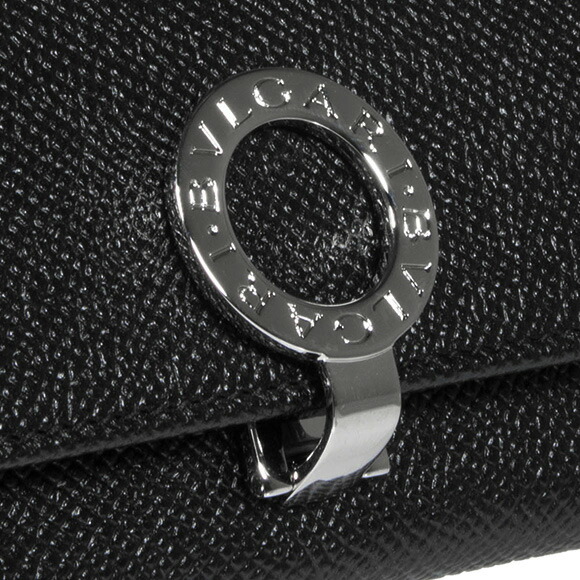 宝格丽/bvlgari人钥匙包黑色keyholder small with clip 30422 black